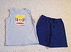 PAUL FRANK Boys Hoodie Shorts and LS Shirt Size 5T NWT  