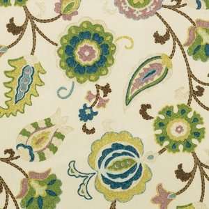  Vietri Modern Paisley Napkins Four 18 x 18 Napkins   Cream 