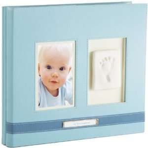  Child Memorial Keepsake: Babyprints Scrapbook  Blue: Baby