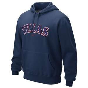  Texas Rangers Classic Hooded Sweatshirt (Navy): Sports 