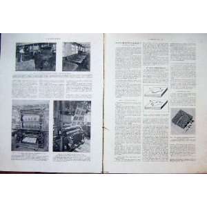  Bobigny Office Machine Printing Press French Print 1933 