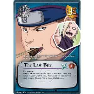    Naruto The Chosen M US055 The Last Bite Uncommon Card Toys & Games