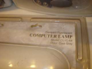 Tensor Slim fluorescent Computer Lamp CL1C 64 Vintage  