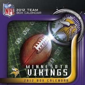  NFL Minnesota Vikings 2012 Box Calendar