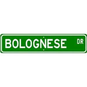  Bolognese STREET SIGN ~ High Quality Aluminum ~ Dog Lover 