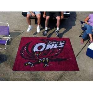   FANMATS Temple University Tailgater Rug:  Sports & Outdoors