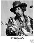 Jimi Hendrix Woodstock Facsimile Autograph 11 x 14 Phot