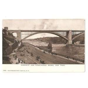  Postcard Washington Bridge and Speedway N YCity 