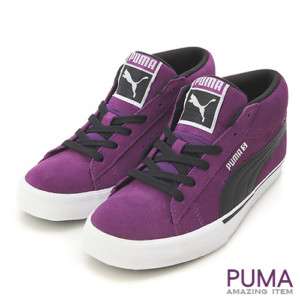 BN PUMA S Mid Suede Purple / Black Shoes #P20  