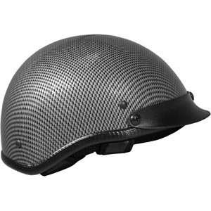    Medium DOT Dark Mesh Motorcycle Beanie Half Helmet: Automotive