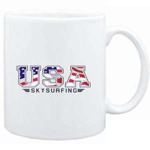 Mug White  USA Skysurfing / FLAG CLIP   ARMY  Sports:  