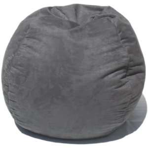  Microsuede Bean Bag Chair in Gray