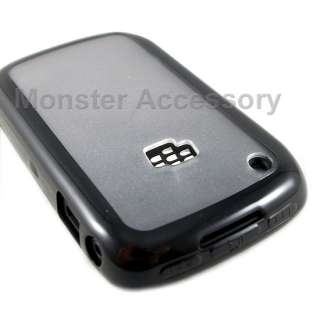 Black Softgrip Hard Case Cover Blackberry Curve 9300  