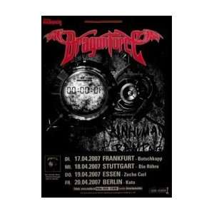  DRAGONFORCE German Tour 2007 Music Poster