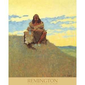  When His Heart is Bad (Canv) by Frederic Remington 28x31 