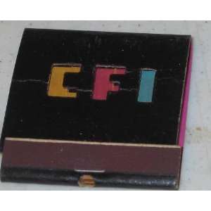  Vintage Consolidated Film Industries Diecut Matchbook Full 