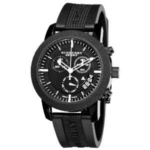   Sport Chronograph Black Chronograph Dial Watch Burberry Watches