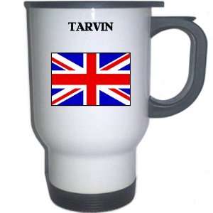 UK/England   TARVIN White Stainless Steel Mug 