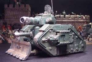 Warhammer 40K Imperial Guard Leman Russ Battle Tank Painted  