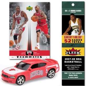   with Luol Deng and Ben Gordon Trading Card and 2007 08 Fleer Fat Pack