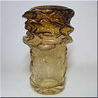 Kumela Finnish Amber Glass Vase by Kai Blomqvist   Signed