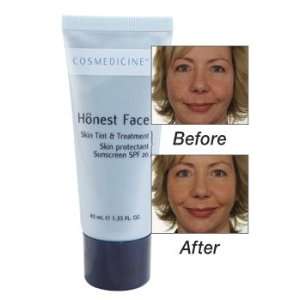   Face Skin Tint & Lotion Treatment SPF 20 ~ Dark ~ 1.35oz Beauty