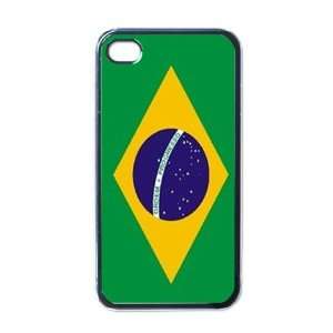  Brazil Flag Black Iphone 4   Iphone 4s Case: Office 