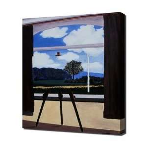  Magritte Condition Humain   Canvas Art   Framed Size 24 