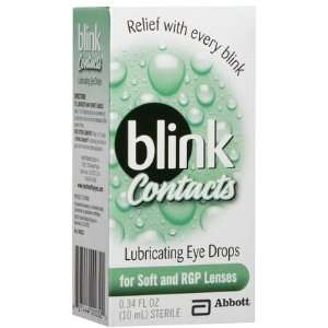 AMO Blink Contacts Lubricating Eye Drops 0.34 oz (Quantity of 4)