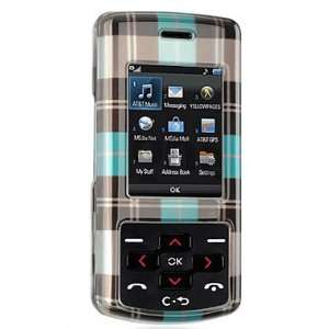 Cuffu   Blue Check   LG CF360 Smart Case Cover Perfect for Sprint / AT 