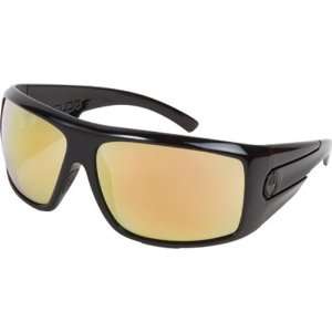 Dragon Alliance Shield Mens Large Fit Sports Sunglasses   Black Gold 