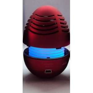   Egg Shape Mini Speaker with LED Light USB: MP3 Players & Accessories