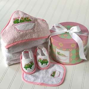   the Turtle Four Piece Hatbox Bath Time Gift Set: Everything Else