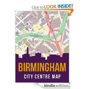 Birmingham, England City Centre Street Map eReaderMaps  