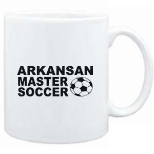 Mug White  Arkansan SOCCER MASTER  Usa States  Sports 