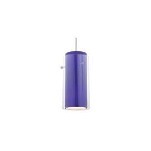 Tali GnG Clear Outer Cobalt Inner Mini Pendant Lighting 4.75 Inches W 