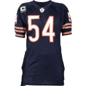 Brian Urlacher Chicago Bears Reebok authentic Game Used 2007 