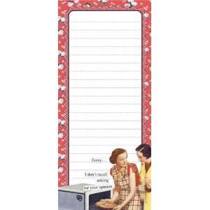  Anne Taintor Funny I Dont Recall Asking Magnetic Notepad 