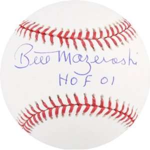  Bill Mazeroski Autographed Baseball  Details: HOF01 