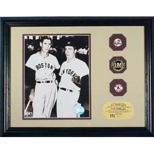 Joe DiMaggio   Ted Williams Legends Of The Game Pin Collection Photo 
