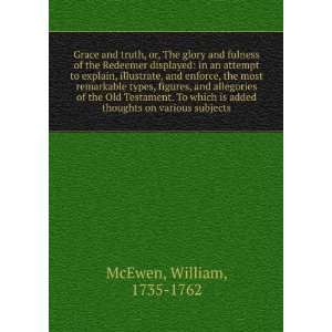   added thoughts on various subjects William, 1735 1762 McEwen Books