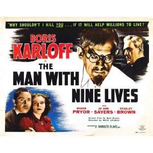 The Man with Nine Lives Poster Movie B (27 x 40 Inches   69cm x 102cm 
