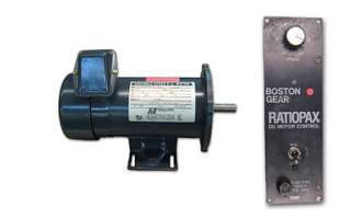 HP DC Motor and Boston Gear Speed Control Pkg FREE SHIPPING  