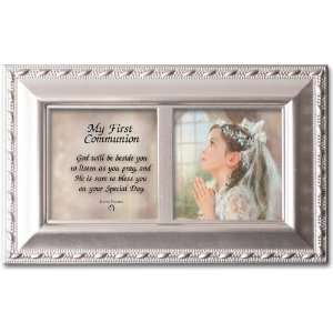 First Communion Girl Cottage Garden Inspirational Champagne Silver 