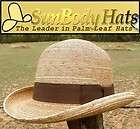 NEW SunBody Hats Guatemalan PALM LEAF Old Western BOWLER DERBY Top Hat 