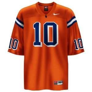  Nike Syracuse Orange #10 Orange Replica Football Jersey 