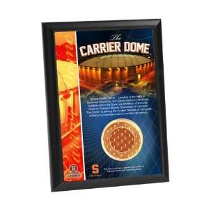  Syracuse Orange 4x6 Plaque with Game Used Basketball Jersey 