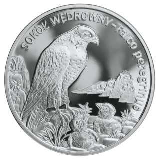 2008 Coin of Poland Silver 20zl Peregrine fal (SOKOL)  