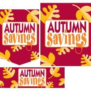  Autumn Savings   22pc Budget Sign Kit