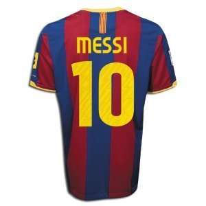  Messi #10 Barcelona Home 10/11 Jersey (SizeL) Sports 